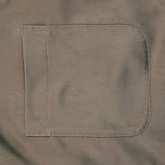 MURANO Liquid Cotton Brown Button-Up Dress Shirt - Picture 3 of 10